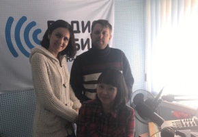 Аннета Овчинникова и Александр Кузнецов на радио «Сибирь»