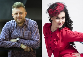 Кристина Баженова и Александр Кузнецов на радио «Маяк»
