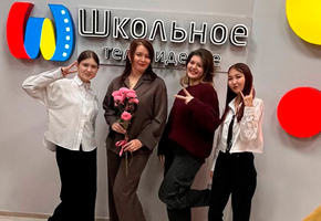 Актрисы Алёна Байбородина и Мария Медведева стали гостями школьного телевидения